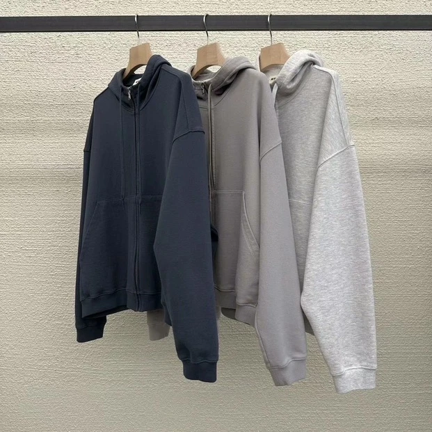 AT 春季新款连帽开衫卫衣