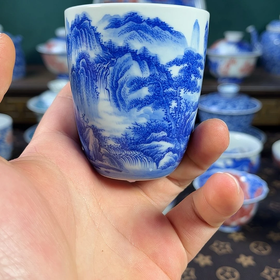 瓷片自成堂景德镇手工手绘