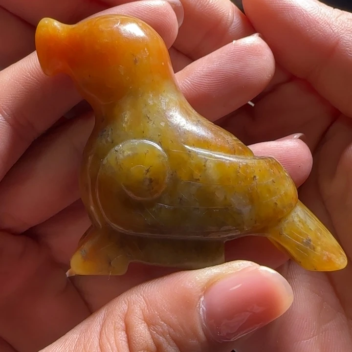 和田玉未镶嵌挂件梦**牛