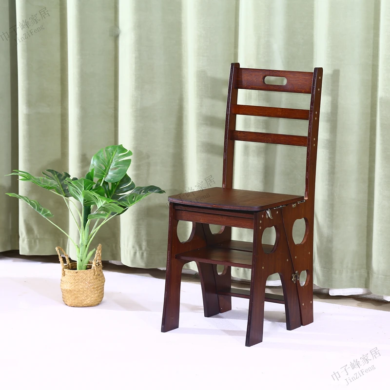 【多功能梯椅】折叠椅子 餐椅家用简约 爬高安全梯椅台阶梯两用