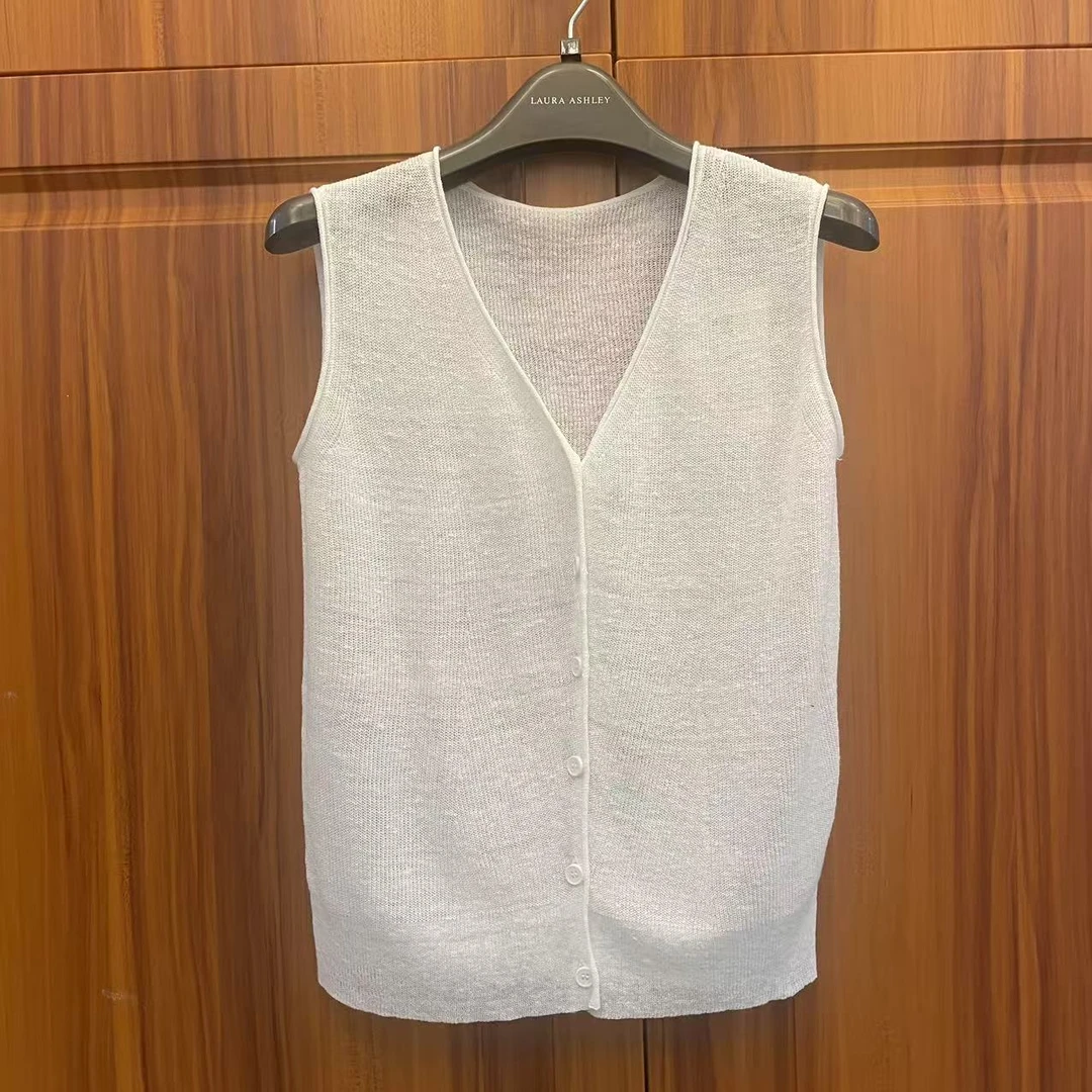 【50玫瑰】出口日单宽松型V领厚款直筒型女法式宽松女士针织