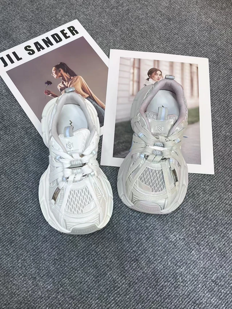 32-1873玛莎玛索2025春季新款时尚洋气老爹鞋圆头厚底纯皮配网