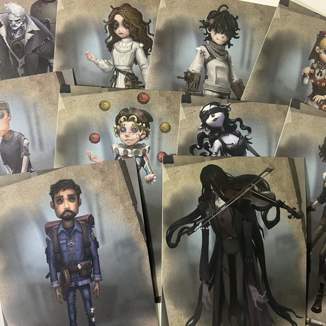 第五人格蓝白底周边特典明信片