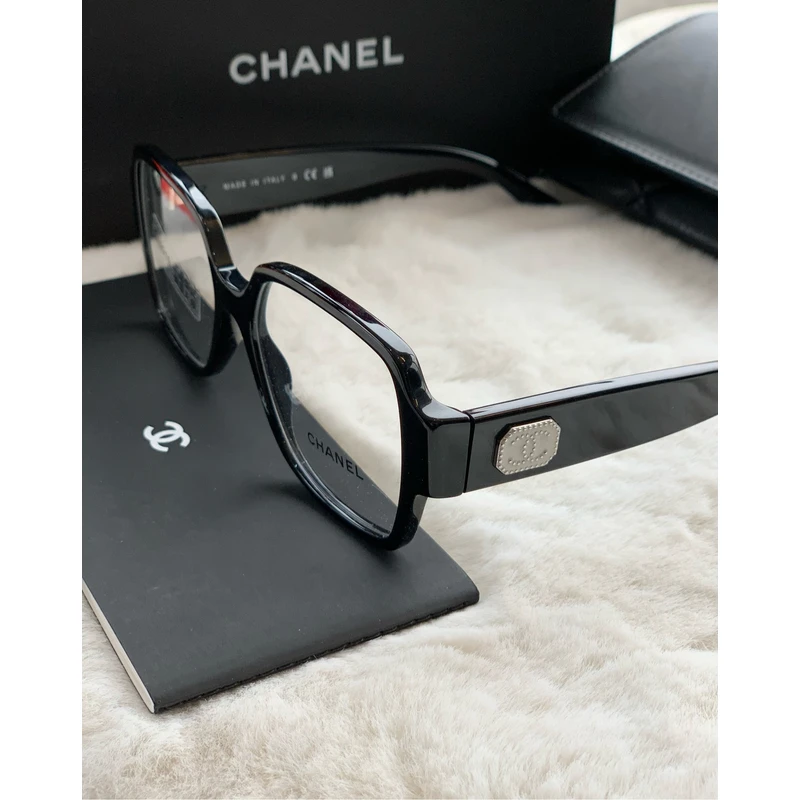 未使用 Chanel/香奈儿 方糖黑银平光镜