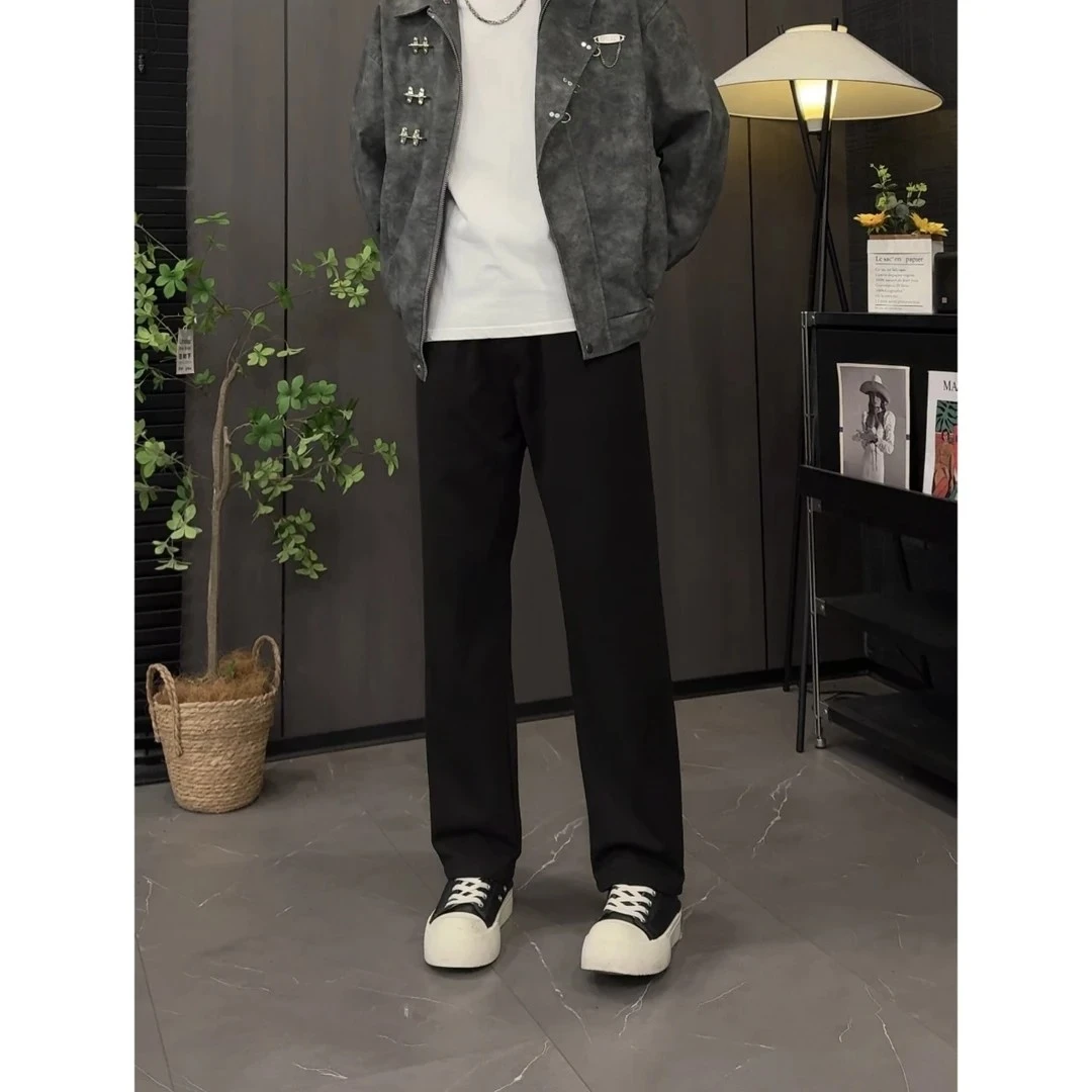 秋冬4.0星空尼高克重弯刀裤显高显瘦亲肤四面弹大码百搭休闲长裤