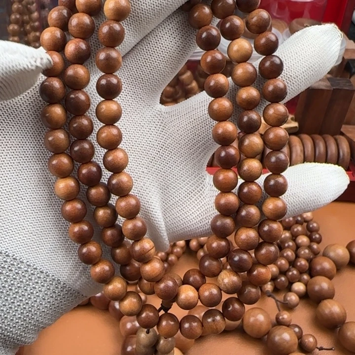 檀香木0.8多圈108清甜料