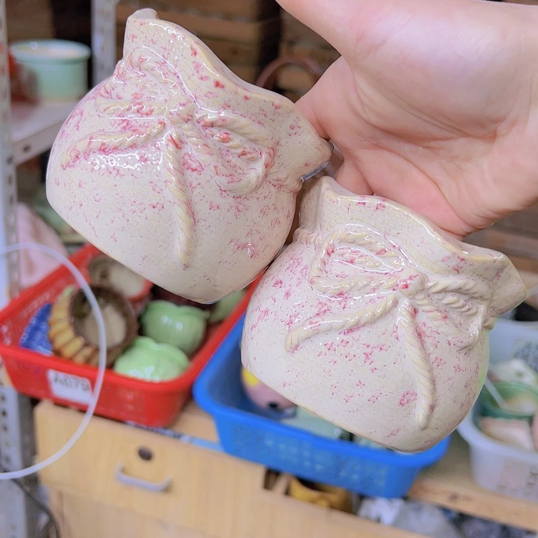 红陶陶瓷花盆当场满12包邮