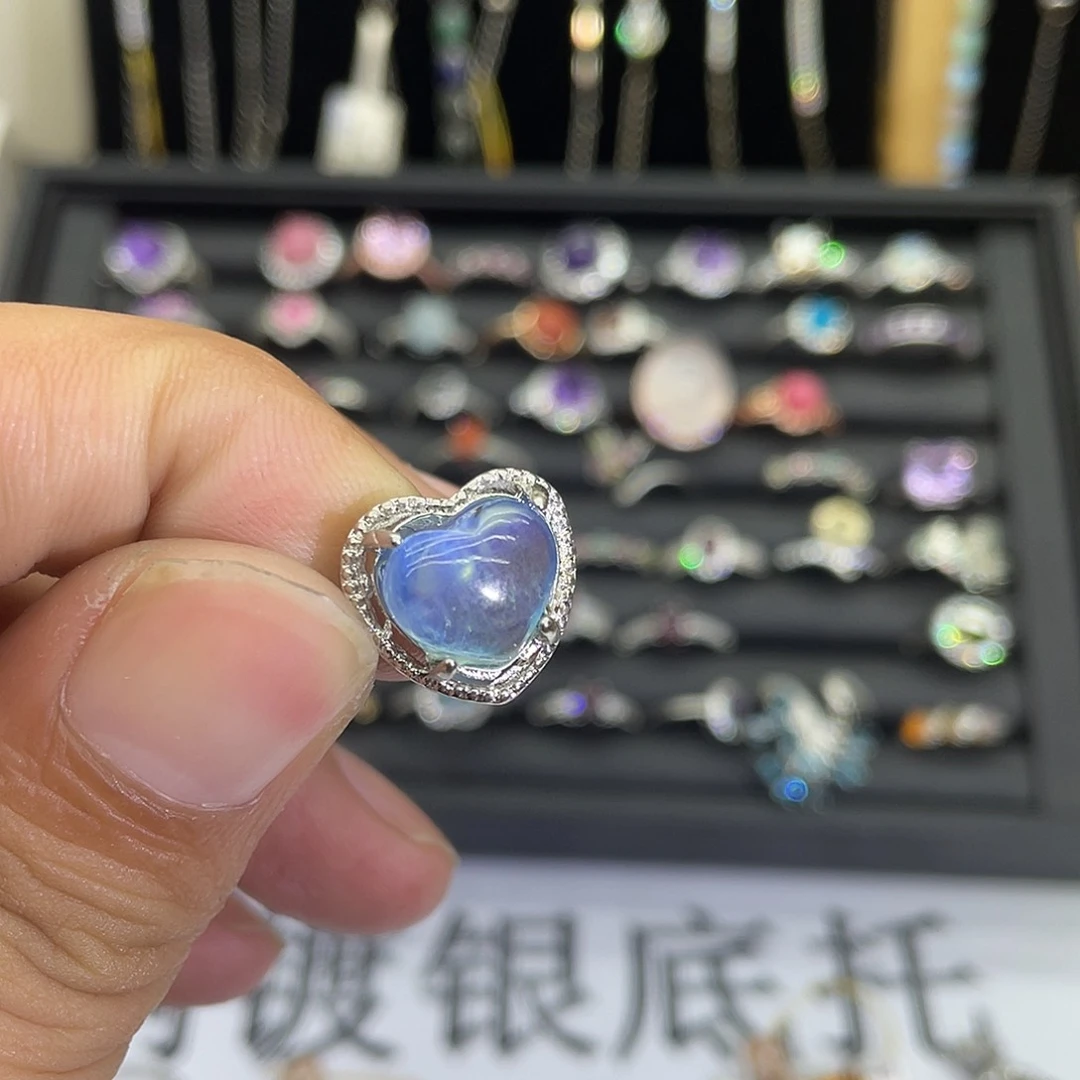 紫晶珠宝半成品未镶嵌