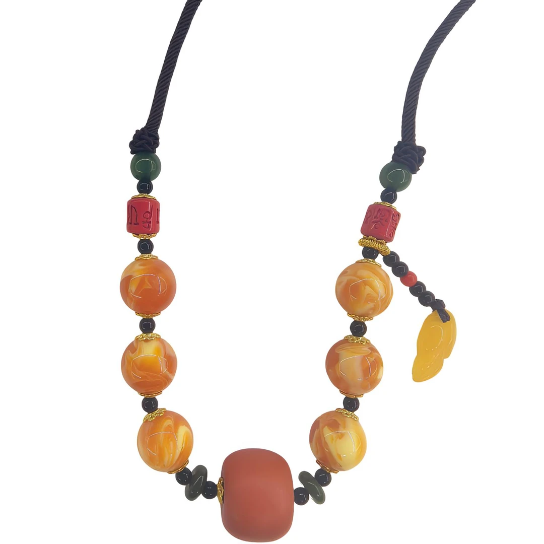 高定珠宝俄料老蜡蜜蜡吊坠XD37赠高端绳多样性发其一