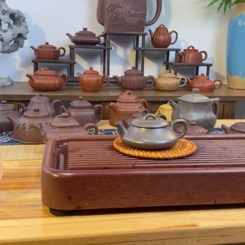 琉璃手工艺品紫砂壶