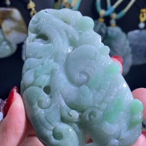 【闪购商品】颈饰未镶嵌翡翠如意
