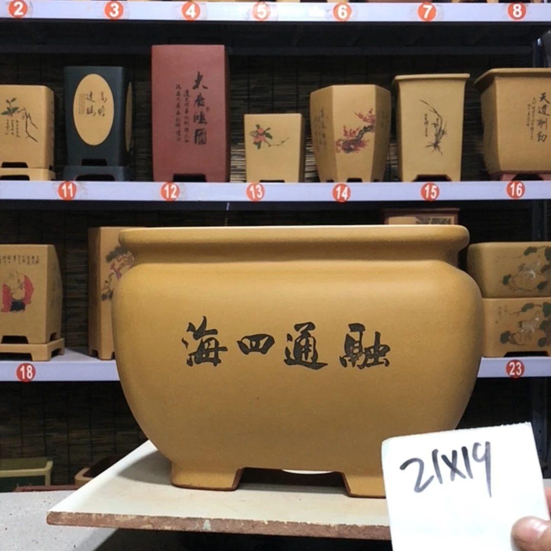 【闪购商品】紫砂花盆龙*手工制作