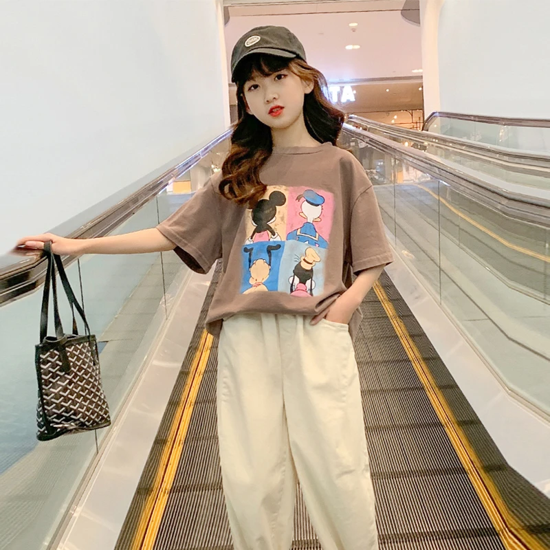 【贝尔熊】童装男女短袖t恤纯棉夏季新款儿童宝宝半袖上衣中小童