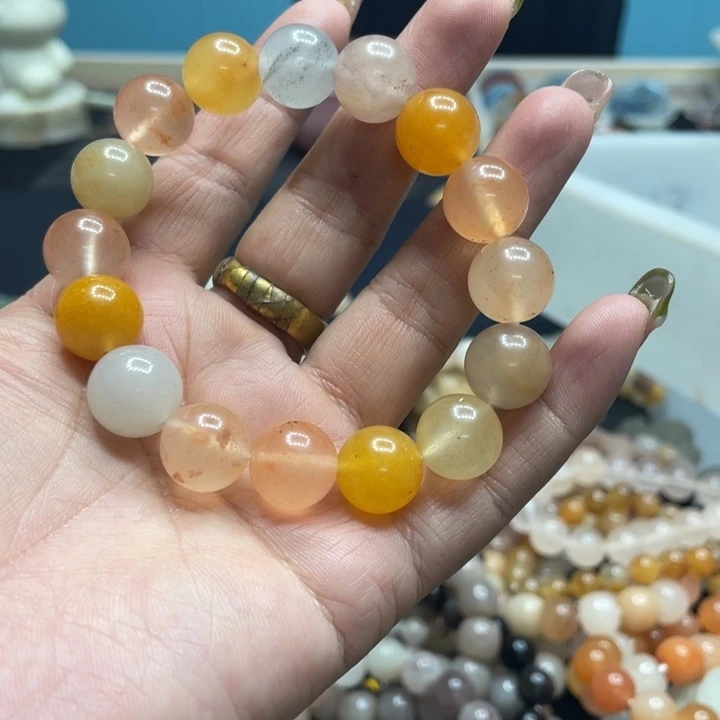 合金手链石英质玉