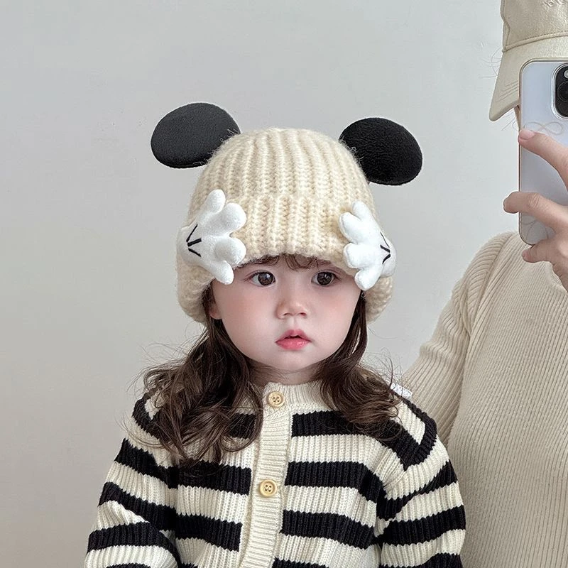 儿童帽子冬天可爱秋冬男童女孩婴儿宝宝套头痞帅儿童衣服秋冬款