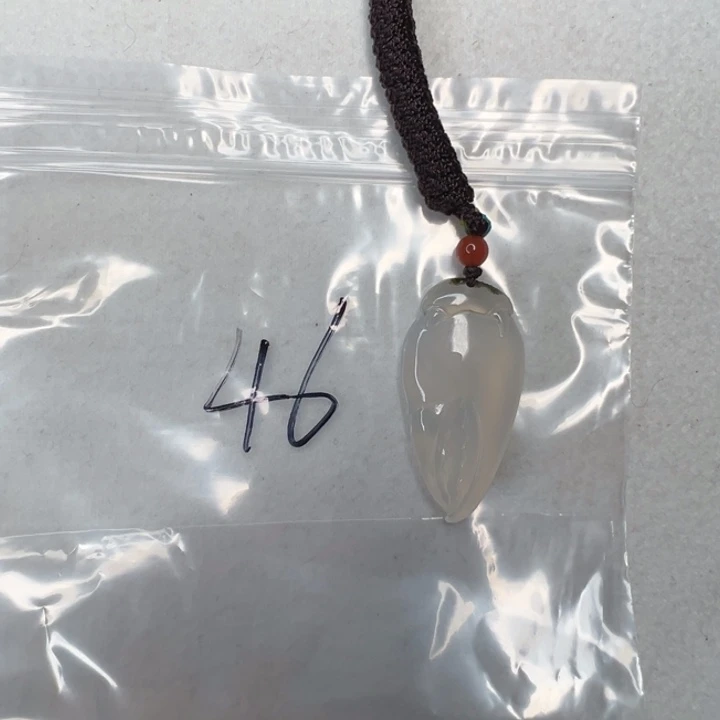 玛瑙/玉髓未镶嵌吊坠46