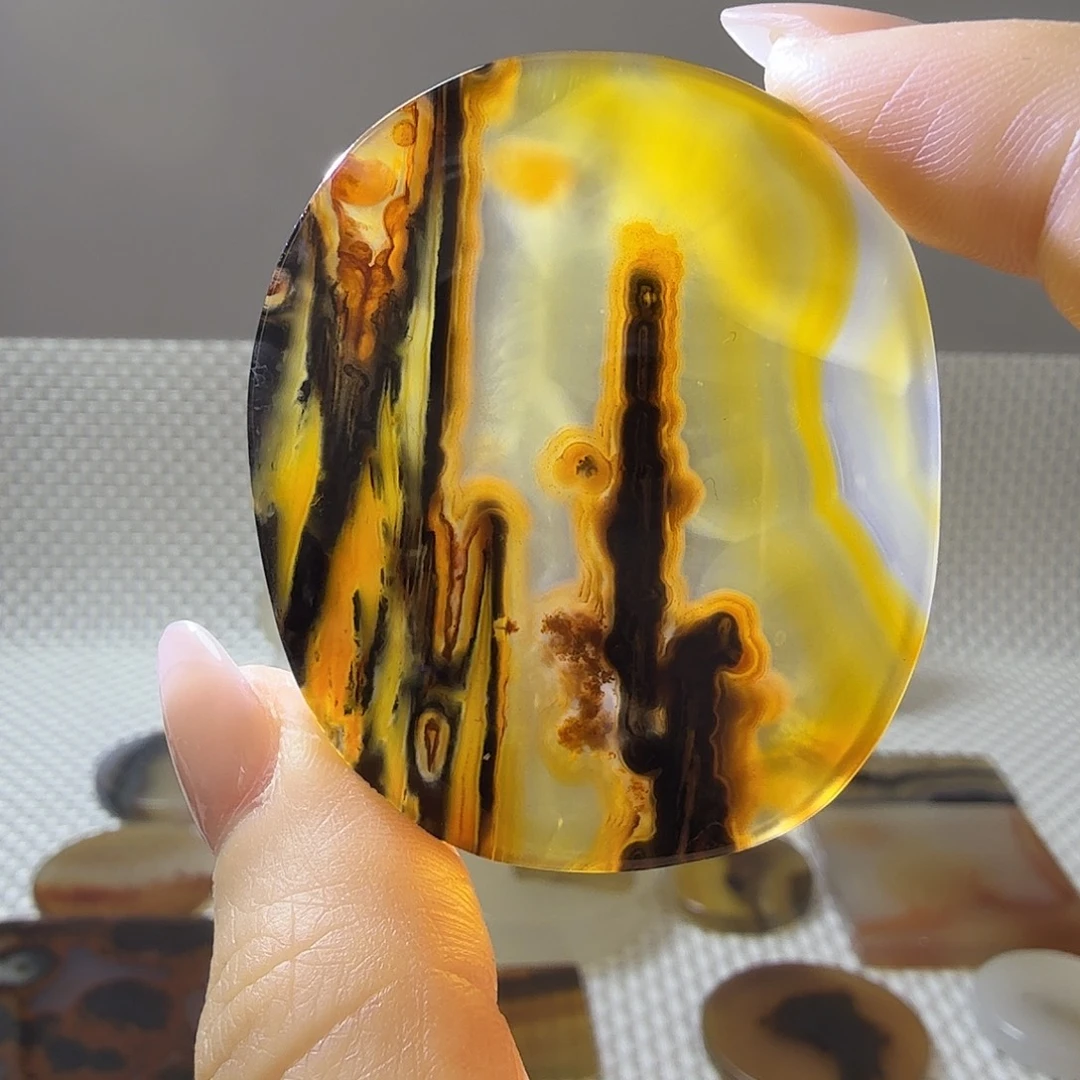 玛瑙/玉髓未镶嵌吊坠(不含链)48