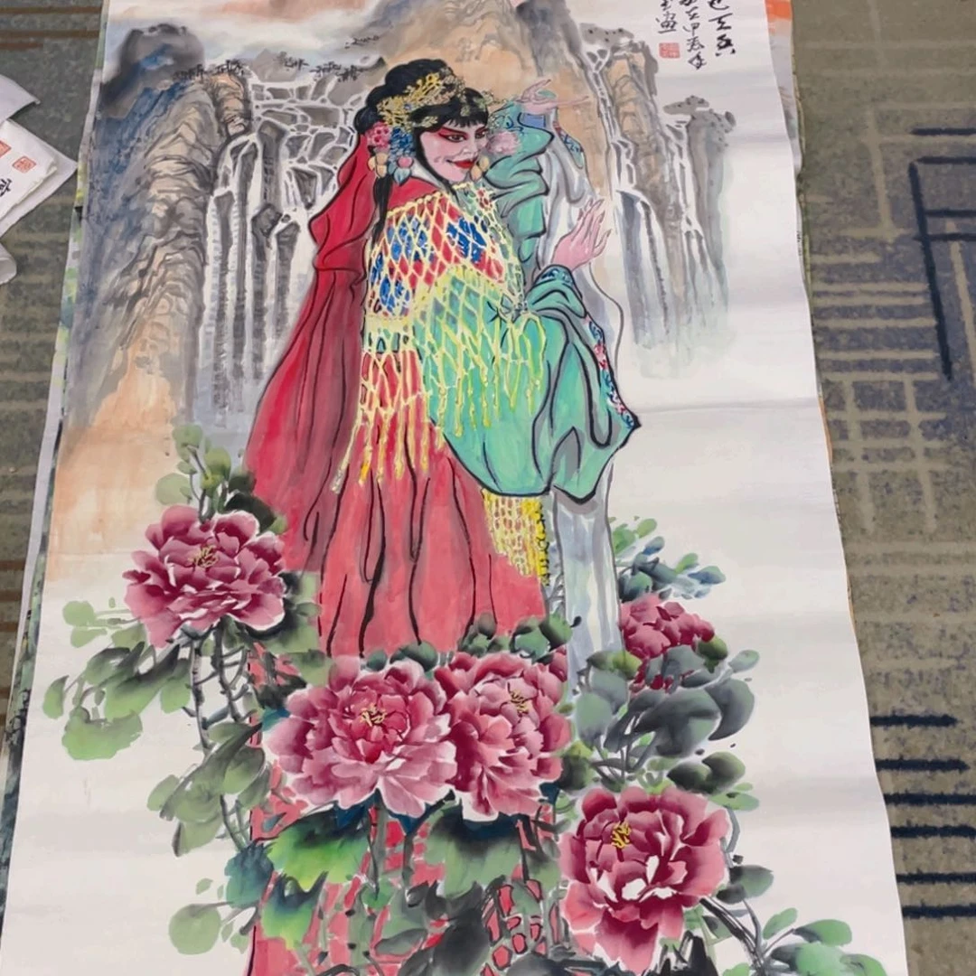 国画四尺作品人物图11111