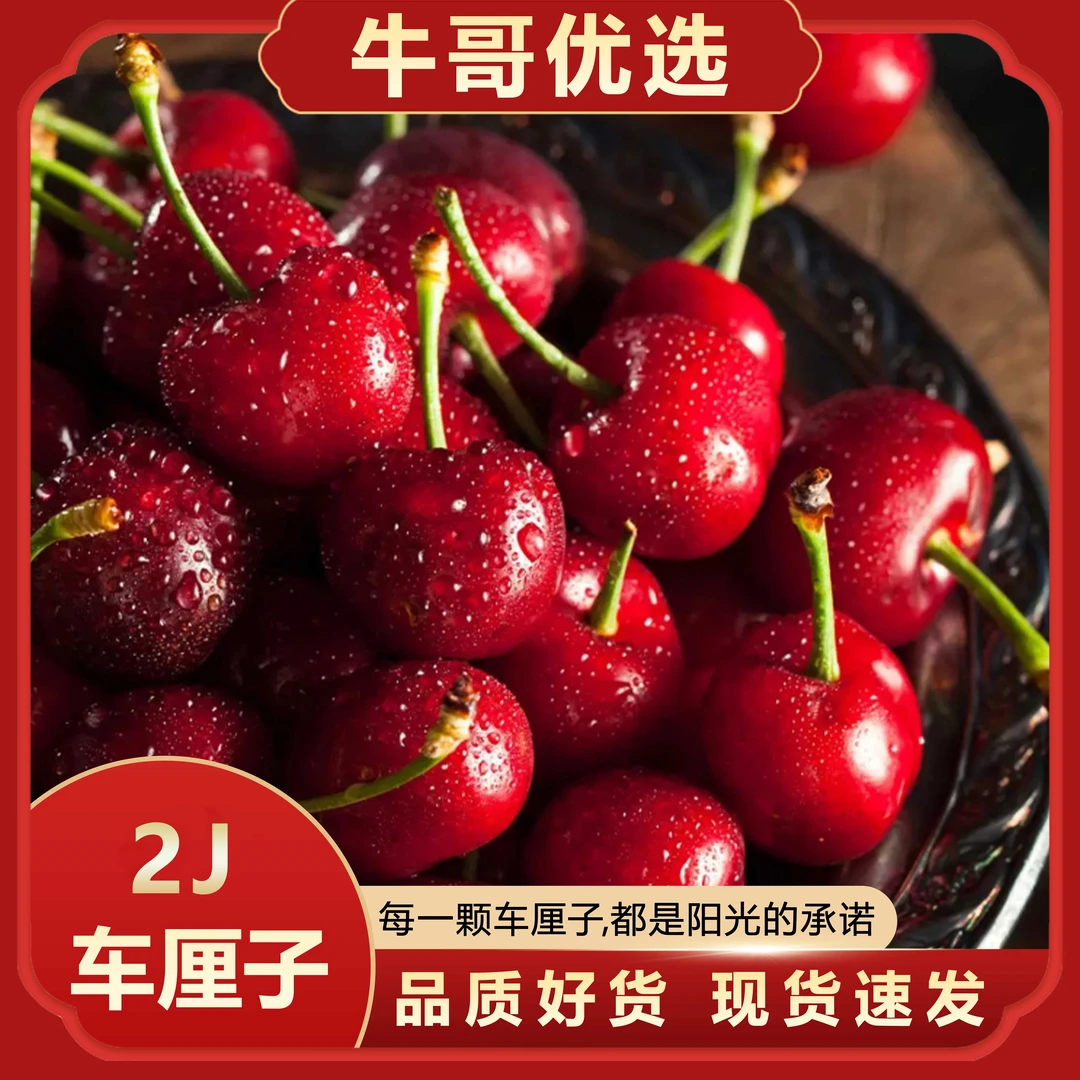 智利瑞吉纳2JD车厘子5斤原装未拆封 脆甜多汁 果肉饱满（不包售后，介意勿拍）
