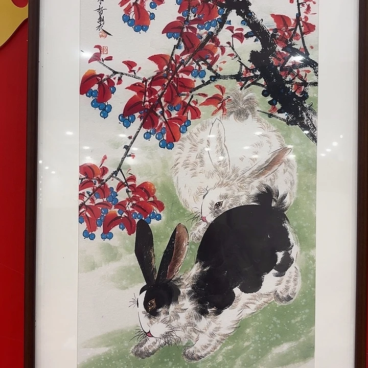 欢***马国画崔老师去伪存真原作