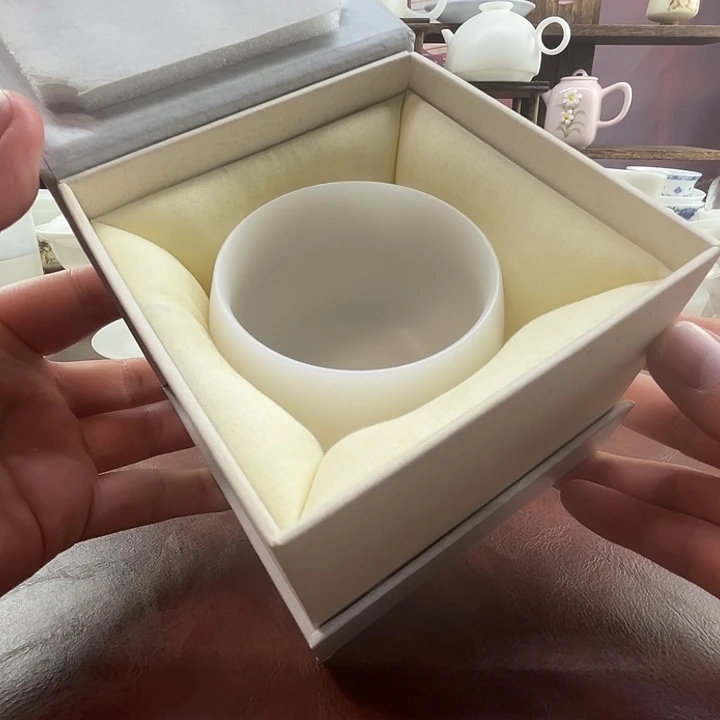 礼盒装：隐唐窑系列/璞玉素烧170ml罗汉主人杯