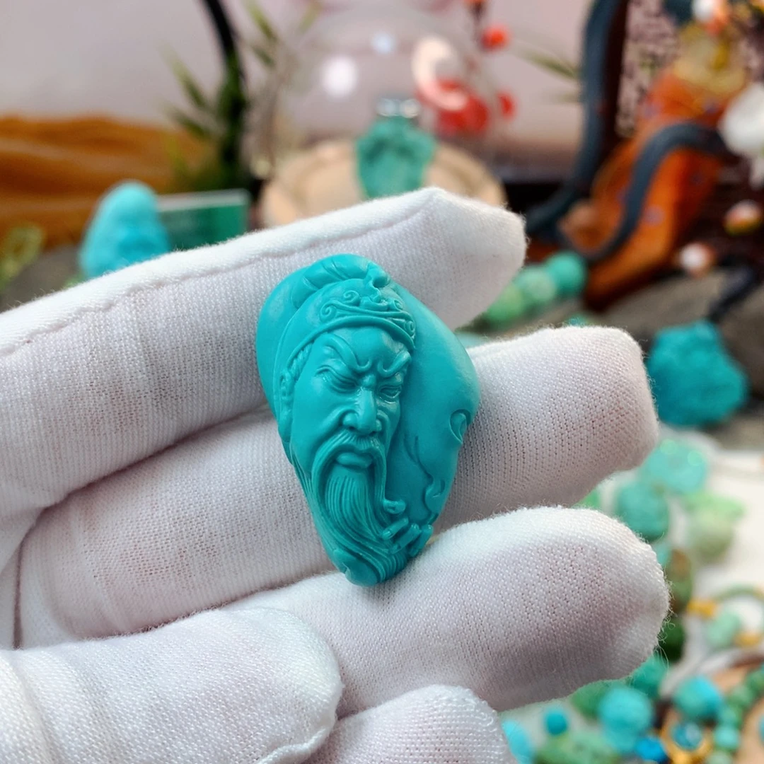 绿松石未镶嵌珠宝半成品