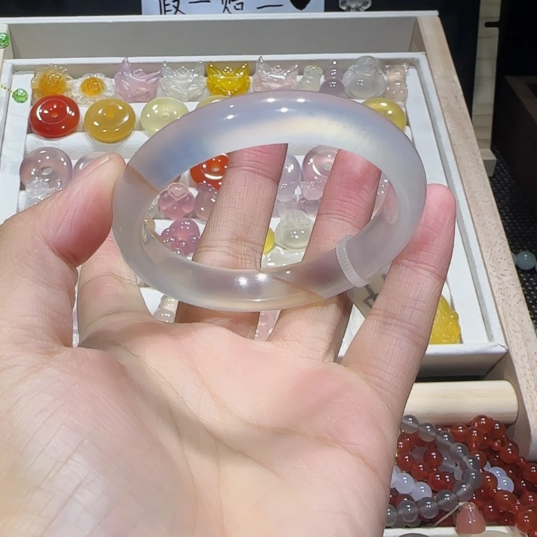 玛瑙/玉髓合金手镯54圈口