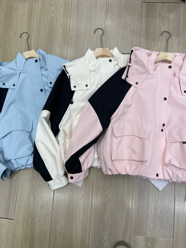 【大欣家】25056「绿色心情」高定款春款冲锋衣