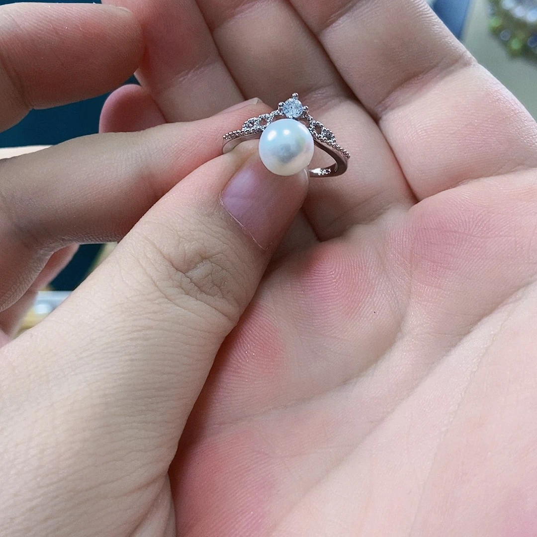 泡***泡淡水珍珠合金颈饰8018