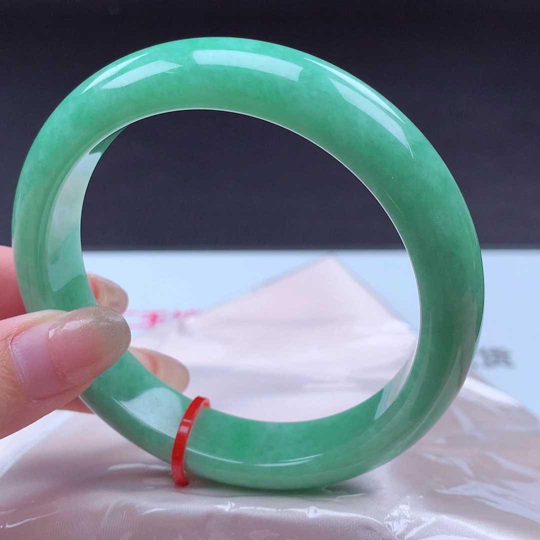 翡翠未镶嵌手镯60 手镯100428