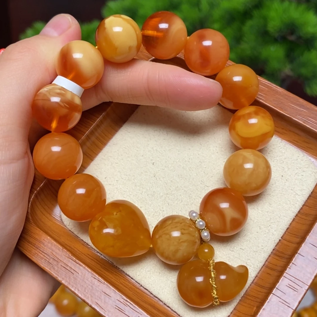 【闪购商品】未镶嵌蜜蜡手链手串