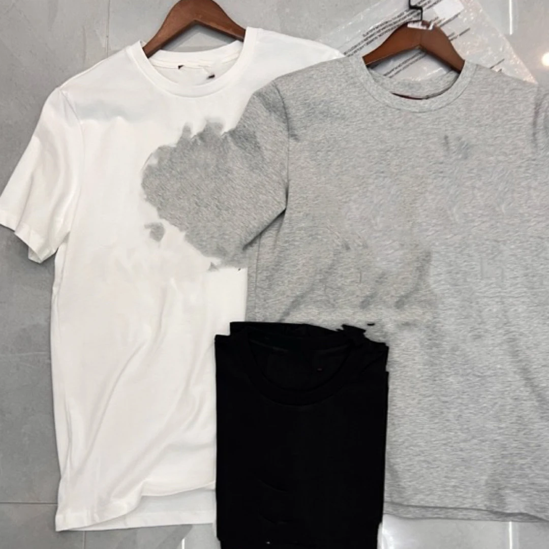 古 大标男士短袖时尚园领T恤