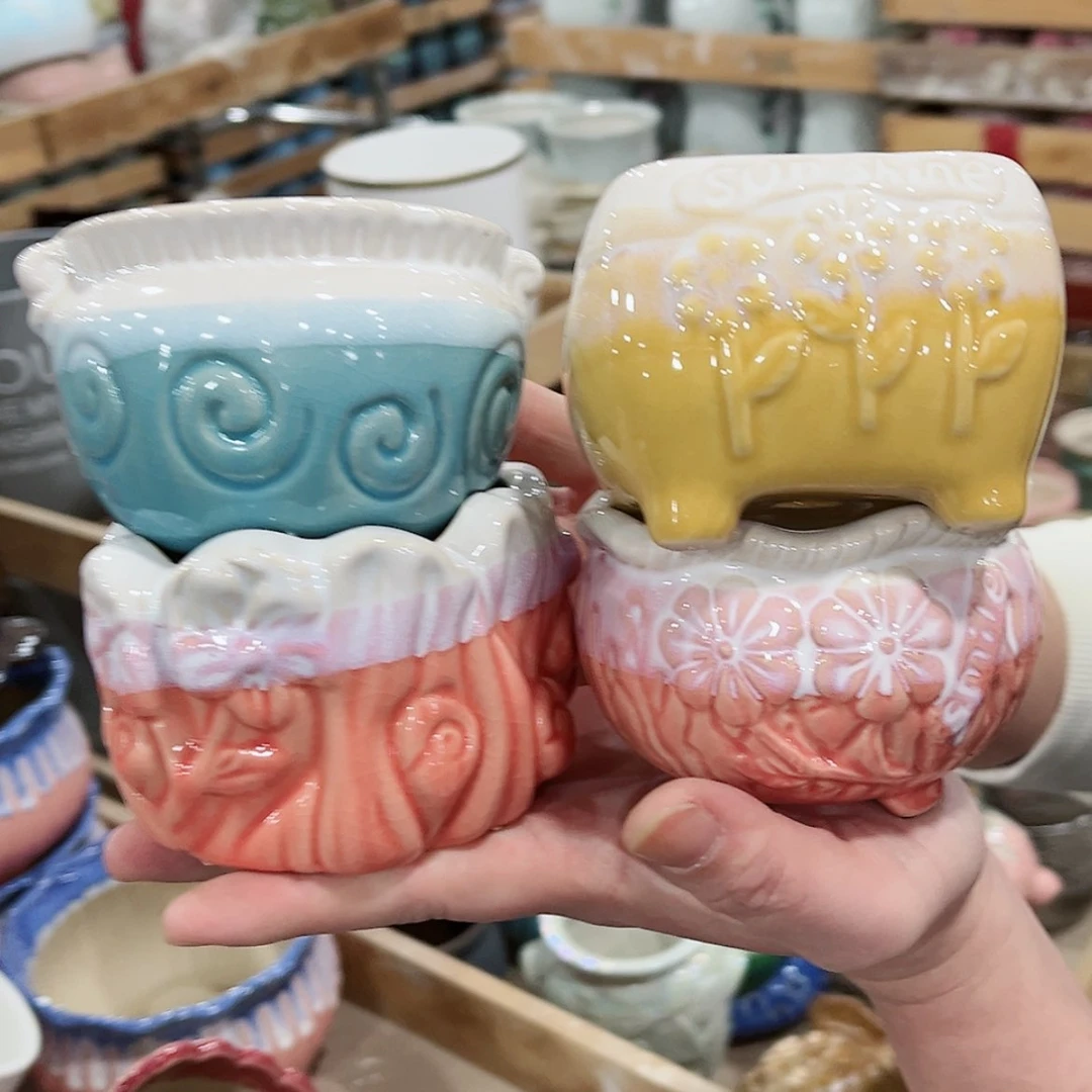 【闪购商品】陶瓷陶瓷多肉植物花盆