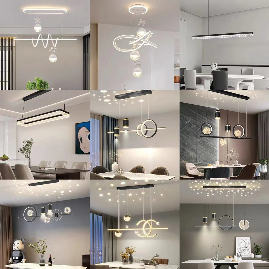 简约时尚大气书房大厅房间北欧餐厅吊灯个性家用灯饰高档创意轻奢