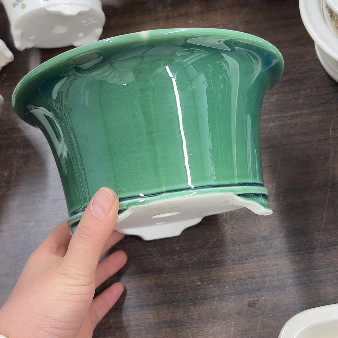 紫砂花盆王*嘟820号瑕疵20/10cm