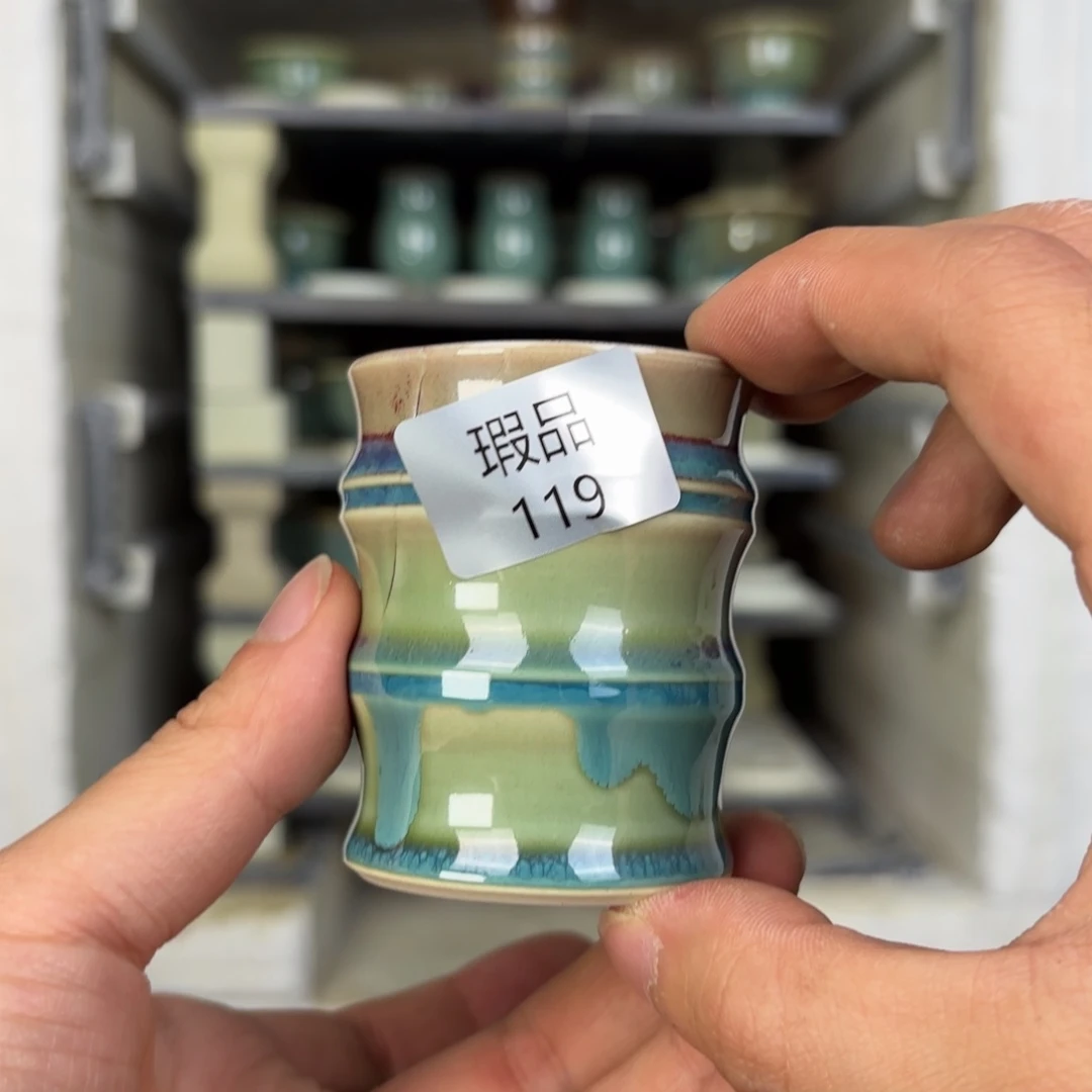 摆件钧瓷茶器手工窑变