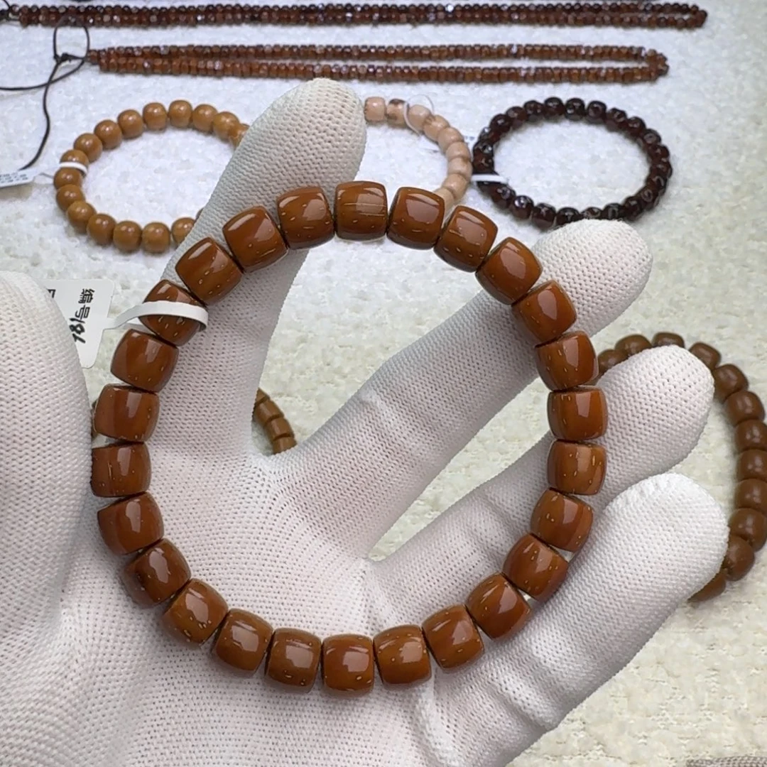 喝***胡手串紫金鼠实心鼠单圈直切186