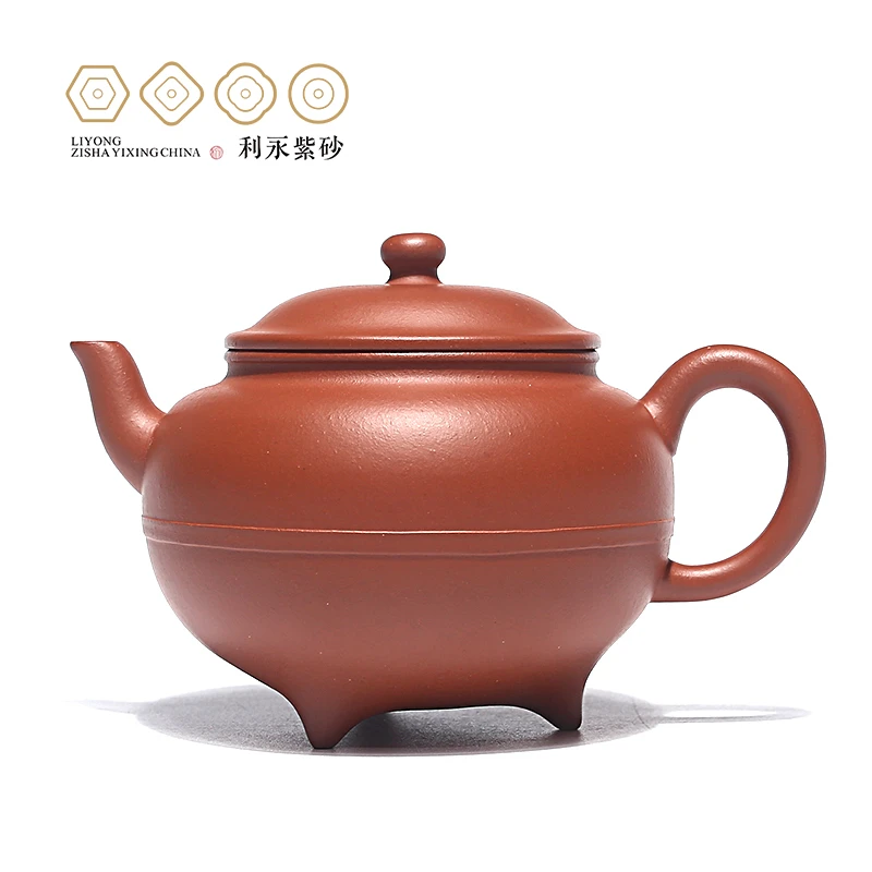 百年利永问鼎壶小红泥215CC宜兴原矿紫砂