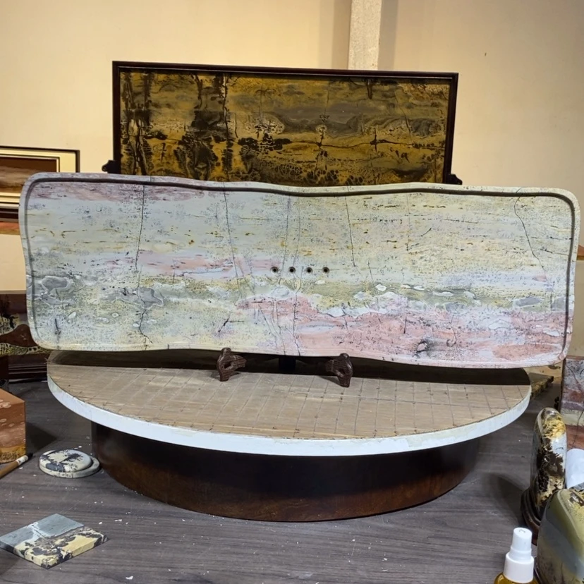 【闪购商品】广西国画石草花石