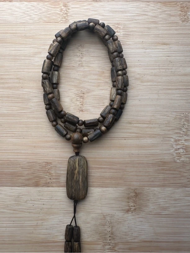 海南沉香黄金叶无事吊牌多圈项链1多样性发一