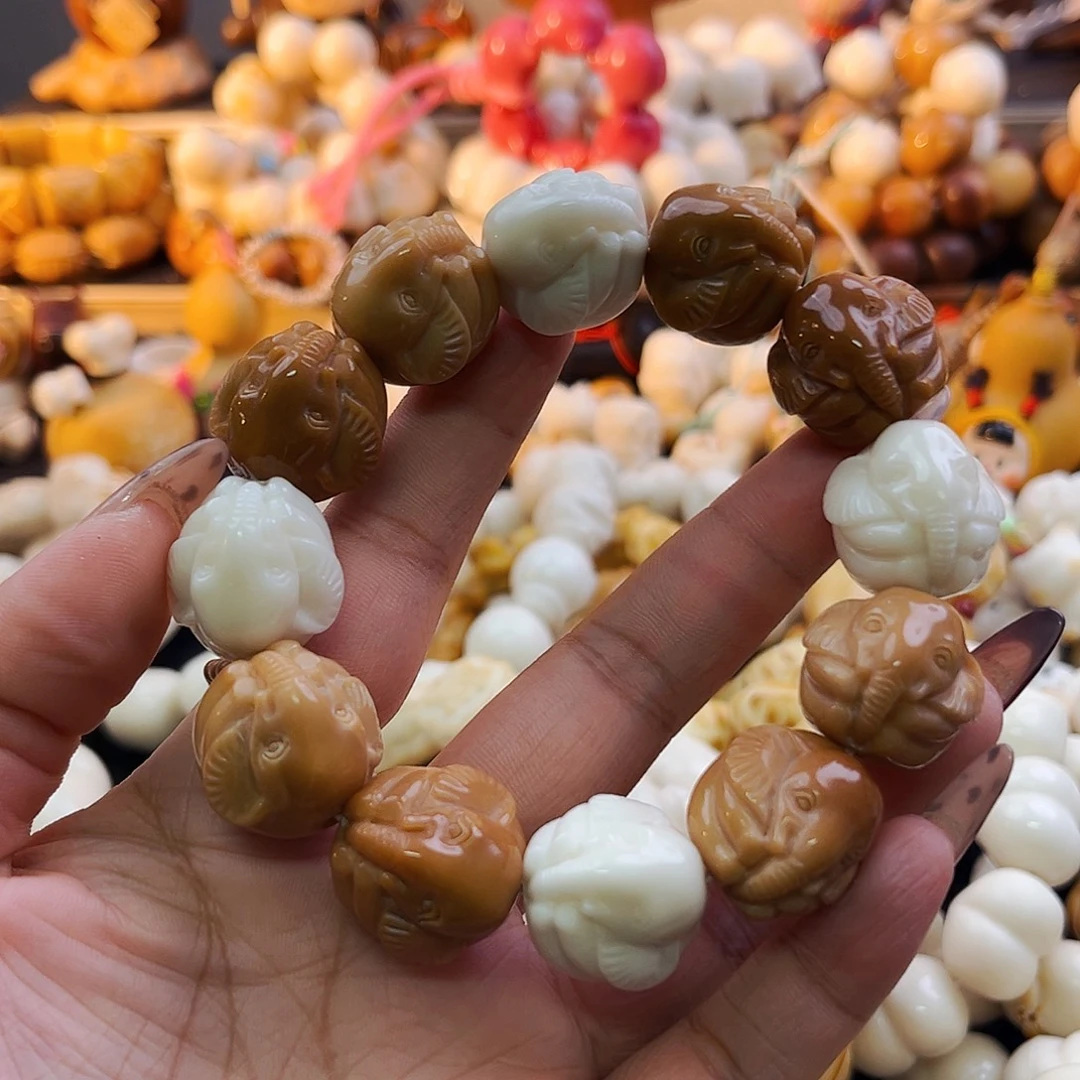 菩提根/象牙果手串小象