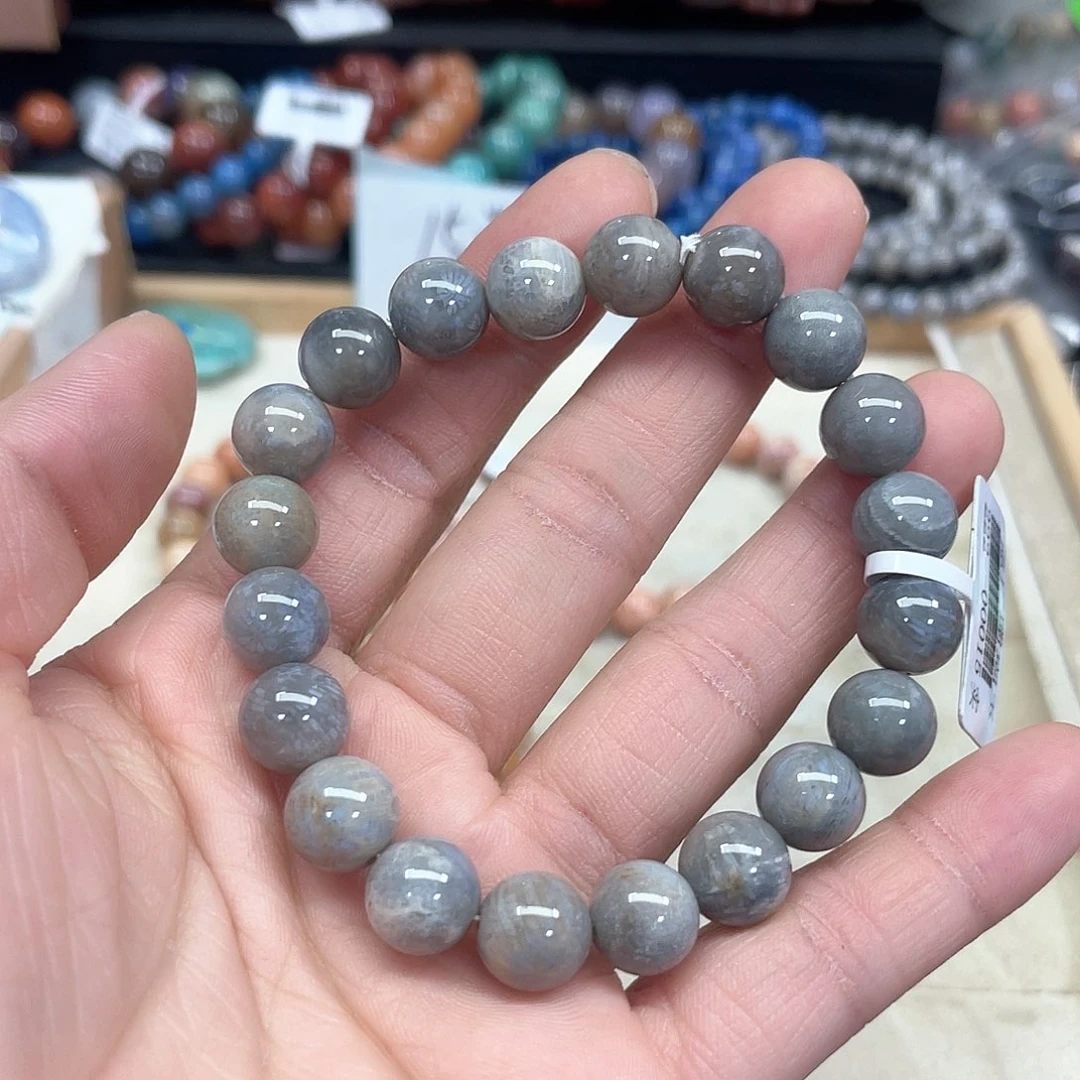 硅化珊瑚（珊瑚玉）手串未镶嵌I****白088