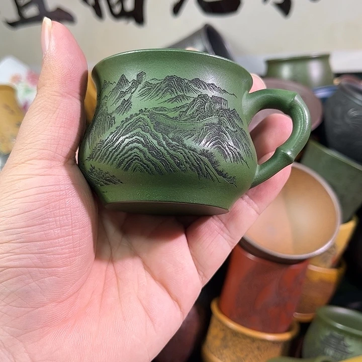 茶杯紫砂全手工紫砂主人杯