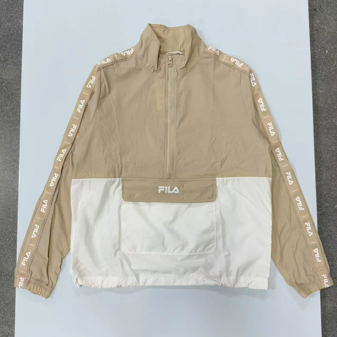 FILA/斐乐  女款拼接长袖半拉链薄款夹克  FS2JKD2251FSAD