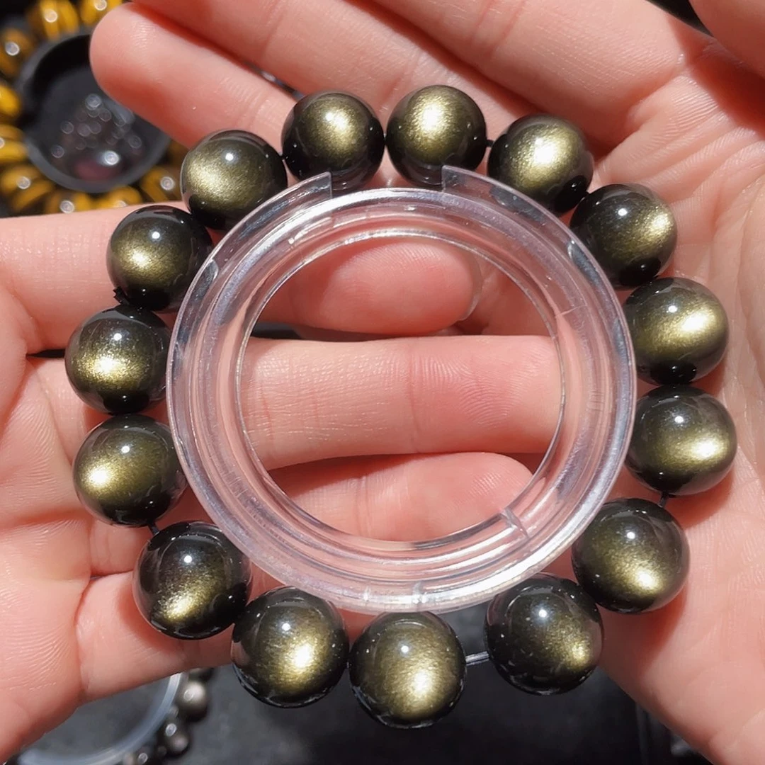 黑曜岩手链未镶嵌宋*Ｈ