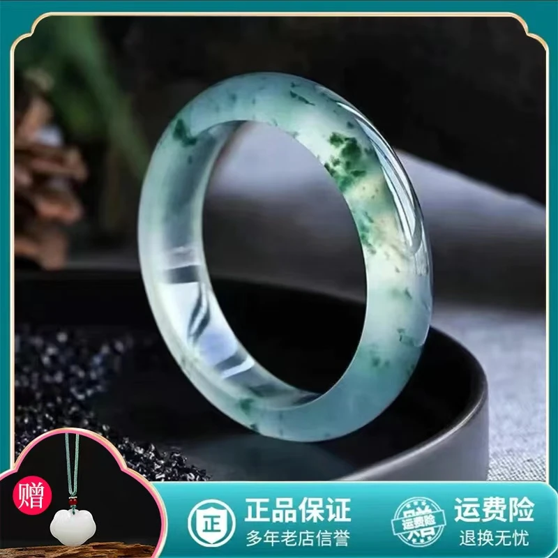 正品爆款冰透飘花正圈女款精美时尚百搭女款手镯