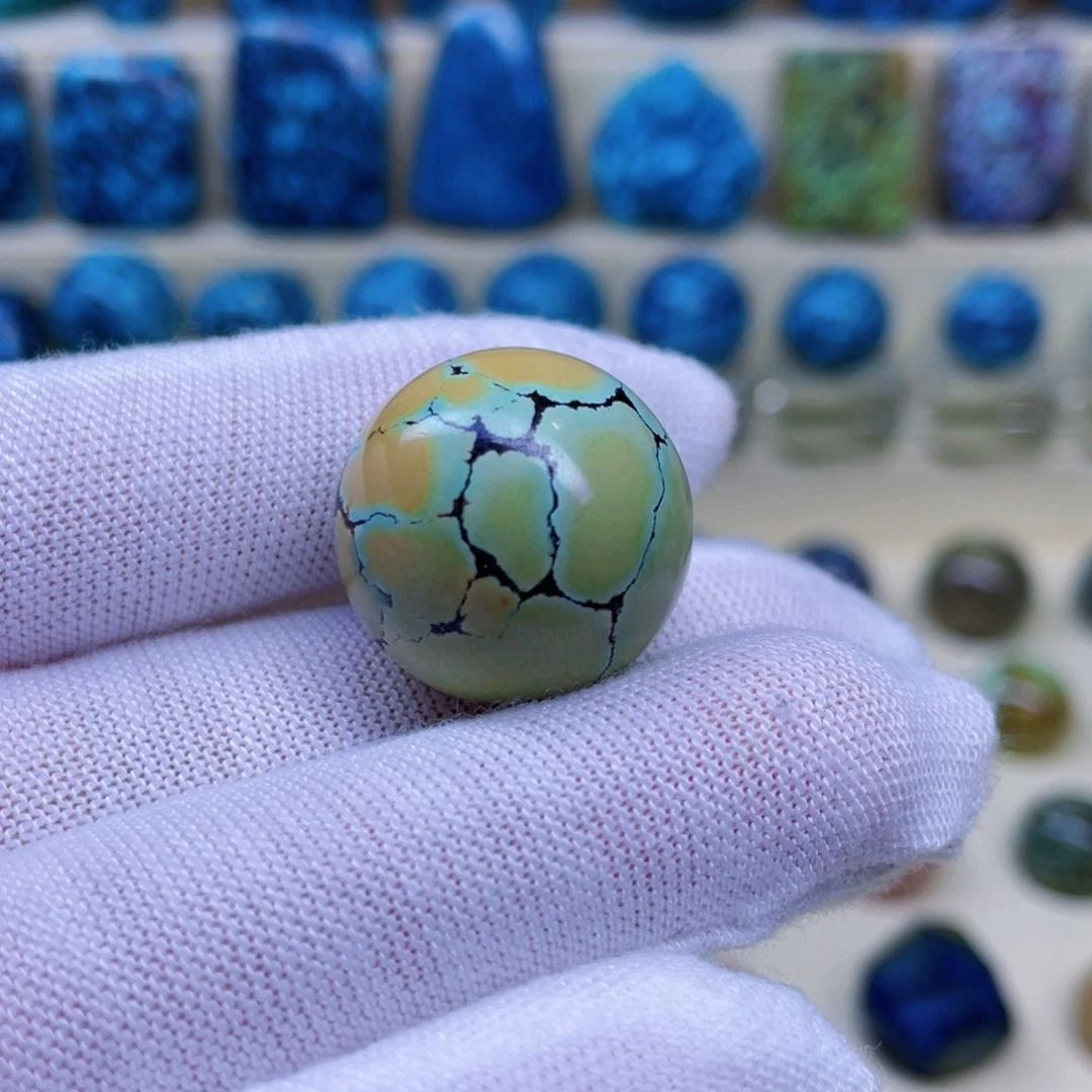 绿松石未镶嵌颈饰尺寸卡20