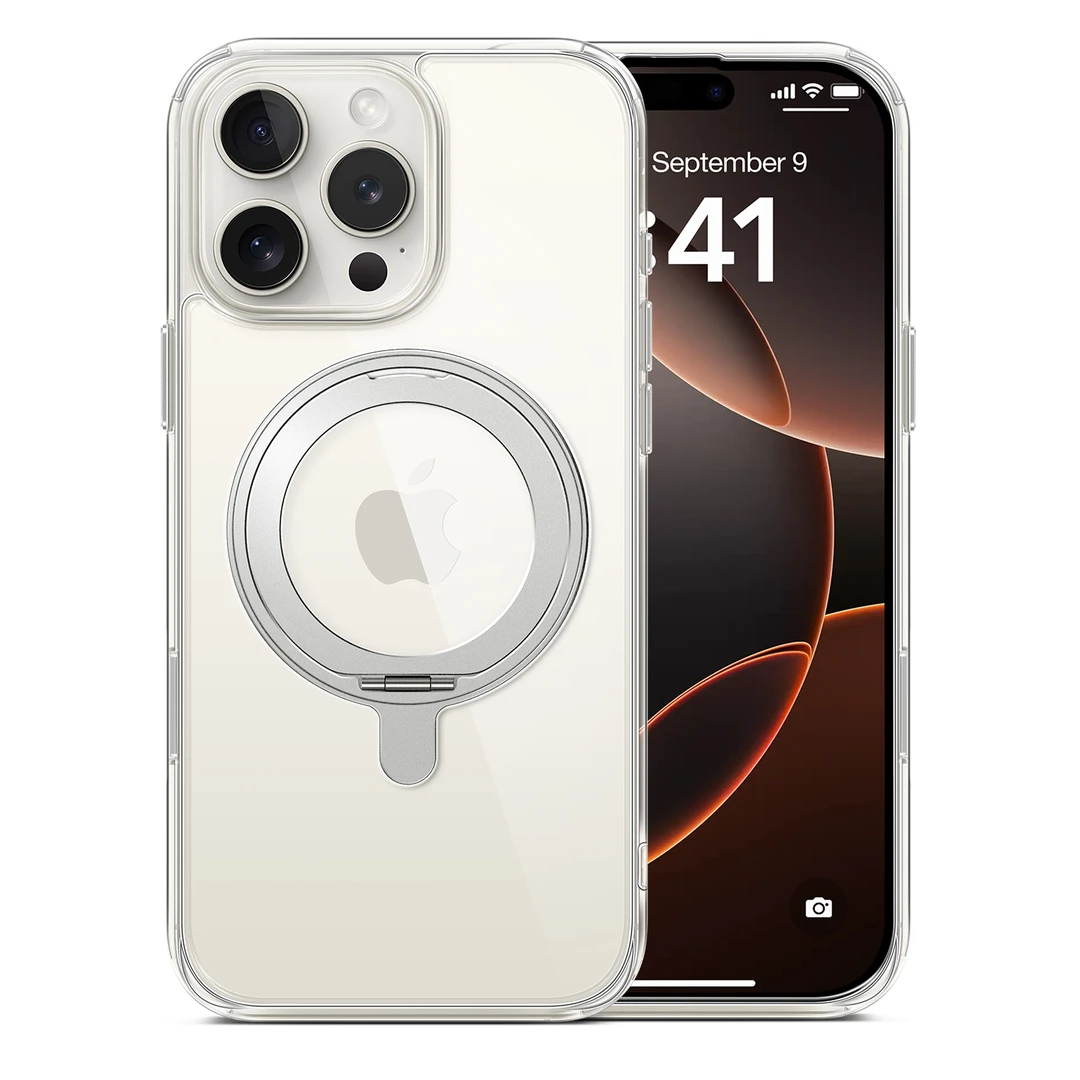 【支架款】适用于iPhone16/15/14系列手机壳带支架磁吸防摔防震壳