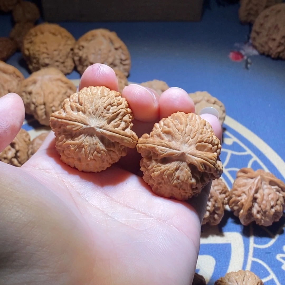 吊坠文玩核桃全品无修38龙眼