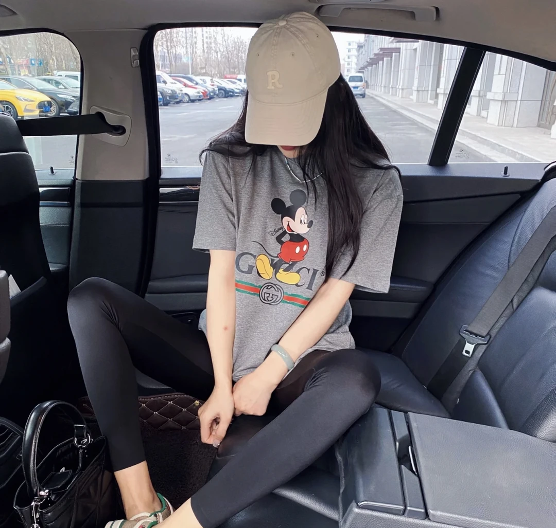 95新 GUCCI/古驰  ti029 迪斯尼联名米奇短袖 s码 微瑕 95新